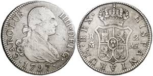 1797. Carlos IV. Madrid. MF. 2 reales. (AC. ... 