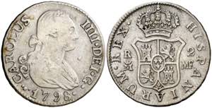 1798. Carlos IV. Madrid. MF. 2 reales. (AC. ... 