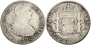 1796. Carlos IV. México. FM. 2 reales. (AC. ... 