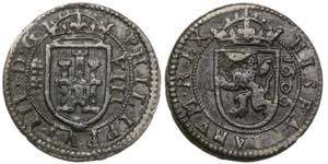 1606. Felipe III. Segovia. 8 maravedís. ... 