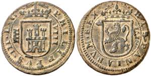 1619. Felipe III. Segovia. 8 maravedís. ... 