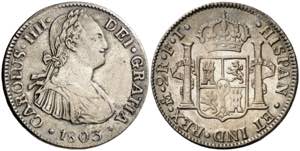 1803. Carlos IV. México. FT. 2 reales. (AC. ... 