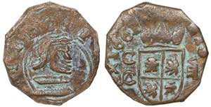 1661. Felipe IV. Cuenca. 8 maravedís. (J.S. ... 