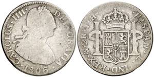 1806. Carlos IV. México. TH. 2 reales. (AC. ... 