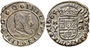 1664. Felipe IV. M (Madrid). Y. 16 ... 