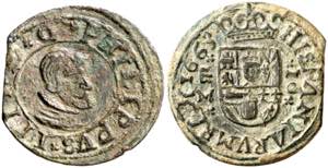 1663. Felipe IV. Valladolid. M. 16 ... 