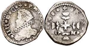 1648. Felipe IV. Messina. IP-MP. 3 taris. ... 