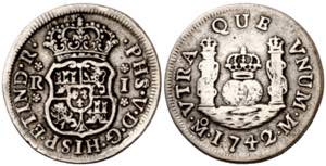 1742. Felipe V. México. M. 1 real. (AC. ... 