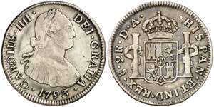 1793. Carlos IV. Santiago. DA. 2 reales. ... 