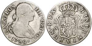 1798. Carlos IV. Sevilla. CN. 2 reales. (AC. ... 