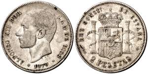 1879*1879. Alfonso XII. EMM. 2 pesetas. (AC. ... 