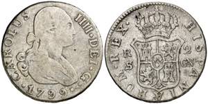 1799. Carlos IV. Sevilla. CN. 2 reales. (AC. ... 