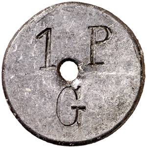 Gratallops. 1 peseta. (T. 1363). Rayitas. ... 