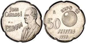 1990. Juan Carlos I. 50 pesetas. (AC. 111). ... 