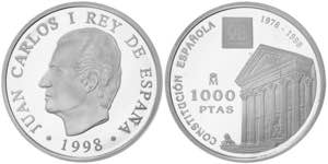1998. Juan Carlos I. 1000 pesetas. (Fuster ... 