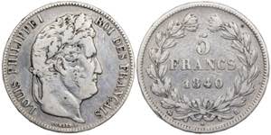 Francia. 1840. Luis Felipe I. B (Rouen). 5 ... 
