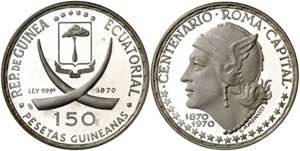 Guinea Ecuatorial. 1970. 150 pesetas ... 