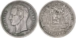 Venezuela. 1874. A (París). 10 centavos. ... 