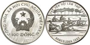 Vietnam. 1989. 100 dong. (Kr. 31). Juegos ... 