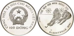 Vietnam. 1990. 100 dong. (Kr. 32). Olimpiada ... 