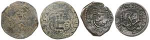 Reyes Católicos a Felipe IV. 4 monedas de ... 