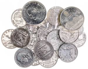 1869 a 1905. Lote de 20 monedas de 2 ... 