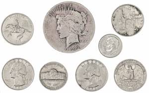 Estados Unidos. 1922 a 2015. 5 centavos, 1 ... 