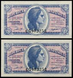1937. 50 céntimos. (Ed. C42a) (Ed. 391a). ... 