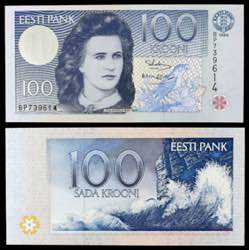 Estonia. 1994. Banco de Estonia. 100 ... 