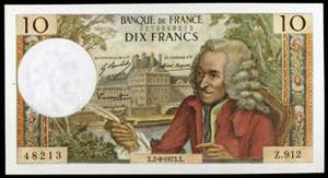 Francia. 1973. Banco de Francia. 10 francos. ... 