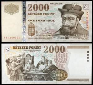 Hungría. 2002. Banco Nacional. 2000 ... 