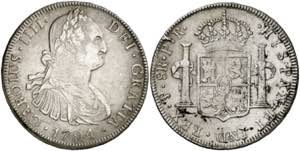 1794. Carlos IV. Potosí. PR. 8 reales. (AC. ... 