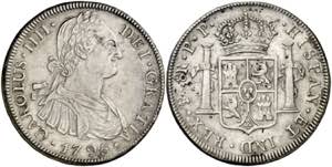 1795. Carlos IV. Potosí. PP. 8 reales. (AC. ... 