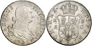1791. Carlos IV. Sevilla. C. 8 reales. (AC. ... 