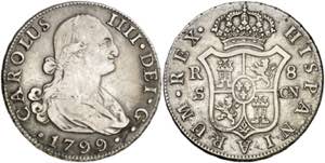1799. Carlos IV. Sevilla. CN. 8 reales. (AC. ... 