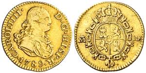 1789. Carlos IV. Madrid. MF. 1/2 escudo. ... 