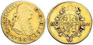 1796. Carlos IV. Madrid. MF. 1/2 escudo. ... 