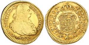 1793. Carlos IV. Lima. IJ. 1 escudo. (AC. ... 
