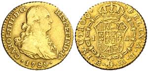 1799. Carlos IV. Madrid. FA. 1 escudo. (AC. ... 