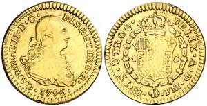 1796. Carlos IV. México. FM. 1 escudo. (AC. ... 