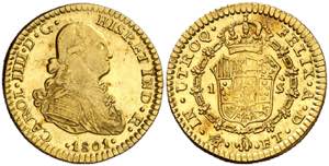 1801. Carlos IV. México. FT. 1 escudo. (AC. ... 