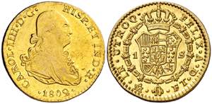 1802. Carlos IV. México. FT. 1 escudo. (AC. ... 
