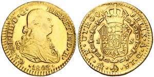 1803. Carlos IV. México. FT. 1 escudo. (AC. ... 