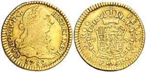 1789/8. Carlos IV. Popayán. SF. 1 escudo. ... 