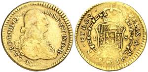 1802. Carlos IV. Popayán. JF. 1 escudo. ... 