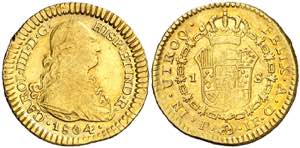 1804. Carlos IV. Popayán. JF. 1 escudo. ... 