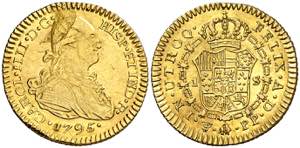 1795. Carlos IV. Potosí. PP. 1 escudo. (AC. ... 