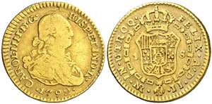 1792. Carlos IV. Santa Fe de Nuevo Reino. ... 
