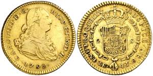 1792. Carlos IV. Lima. IJ. 2 escudos. (AC. ... 