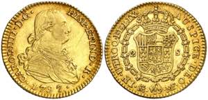 1797. Carlos IV. Madrid. MF. 2 escudos. (AC. ... 